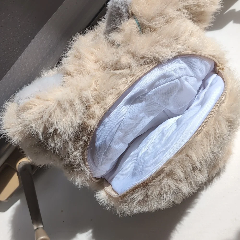 😍New Collectible Plush Liila Marshmallow Bunny Bag - Picture 7 of 11